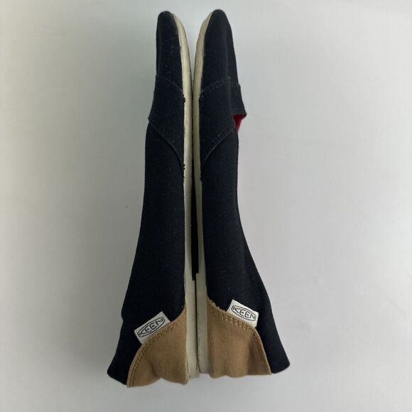 Keen Cortona Ballet Flat Vegan Black Canvas Fabric Slip On 1010308 Round Women 9 - Picture 10 of 12